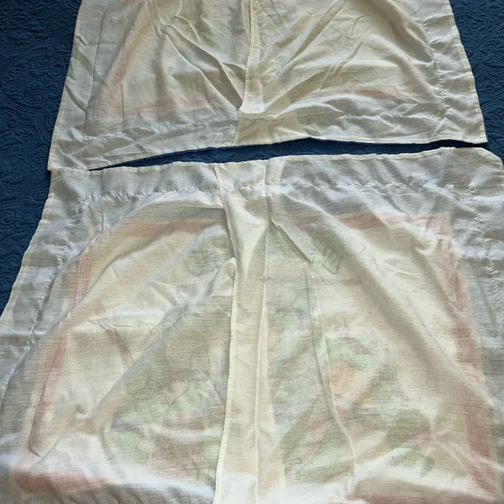 Vintage 1990 Twin Sheet Set Flat Fitted Pillowcase Teenage Mutant Ninja Turtles